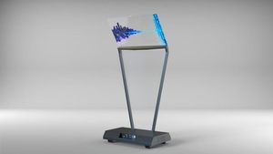 Écran tactile capacitif incurvé transparent haut de gamme de 30 pouces, 10 points, système Android/Windows en option, affichage VTS-SZ3 - Product Image 2