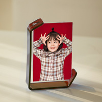 Offre Spéciale cadre photo acrylique double face en forme de L simple cadre photo de style Ins