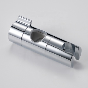 Support de <span class=keywords><strong>Douche</strong></span> <span class=keywords><strong>Universel</strong></span> Réglable pour Barre Coulissante de 18-25mm de Diamètre, en ABS Chromé Rond, Support de <span class=keywords><strong>Douche</strong></span> à 3 Positions, Usage Commercial - Product Image 1
