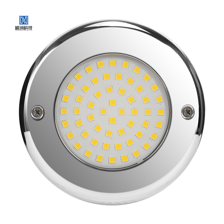 Outdoor IP68 Waterproof Stainless Steel LED Indicator Lights with RGB Colors 10W Underwater Swimming Pool Lighting