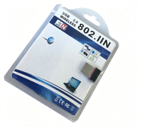 Venta Directa de Fábrica, Adaptador Wi-Fi USB Externo Inalámbrico Mini USB de 150 Mbps, Plug-and-Play, en Stock