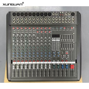 PM1000-2 Mezclador de Potencia de 10 Canales con Cubierta de Hierro, Amplificador de Audio 2*99DSP 2*700W 4ohm 6mono+4stereo 48V Phantom para Escenario/Espectáculo/Concierto - Product Image 1