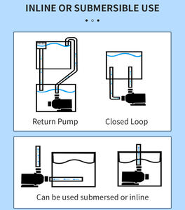 Hsbao ปั๊มน้ำสำหรับตู้ปลา, ปั๊มกระแสตรงใต้น้ำตัวกรองน้ำสำหรับตู้ปลา - Product Image 5