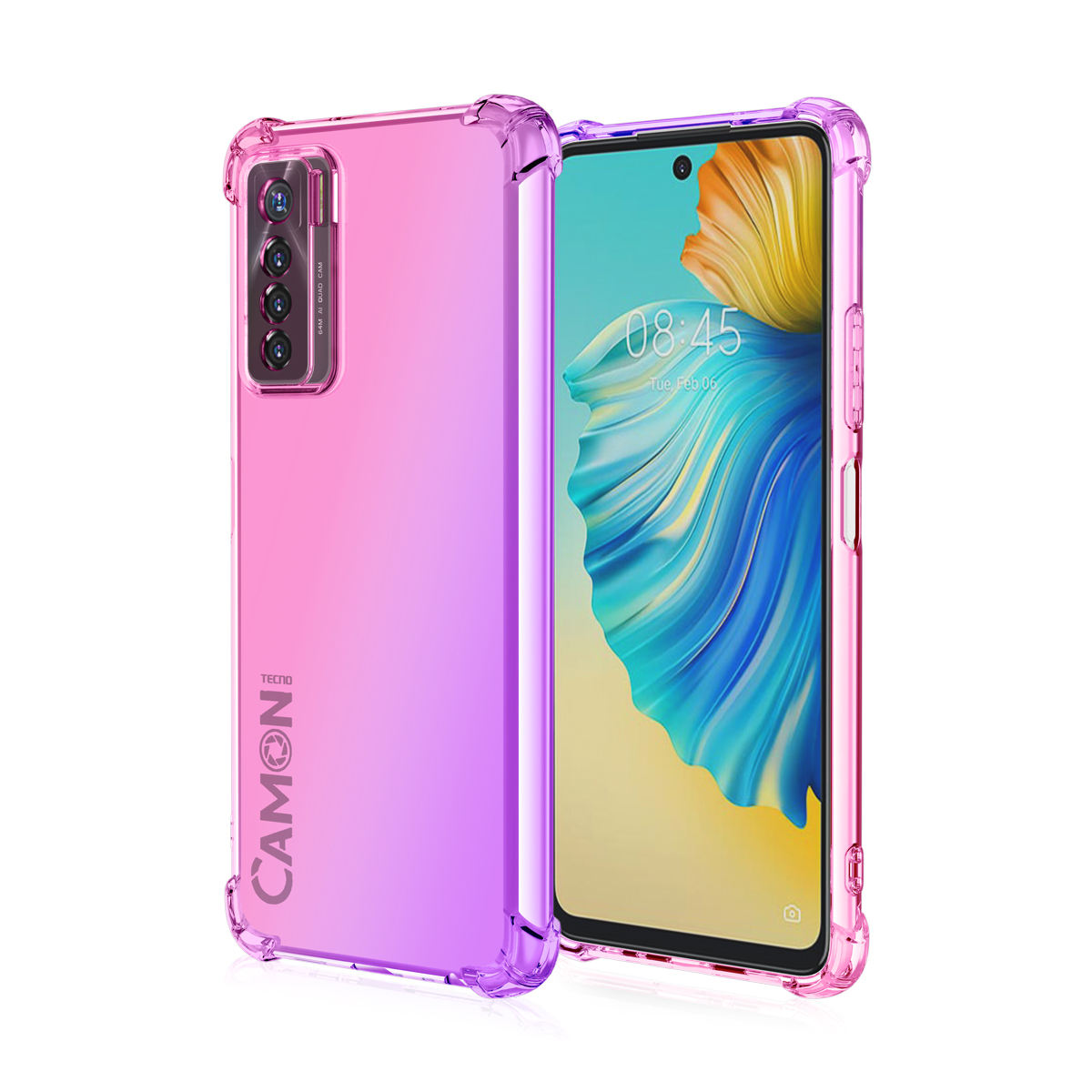 ชมพู + ม่วง