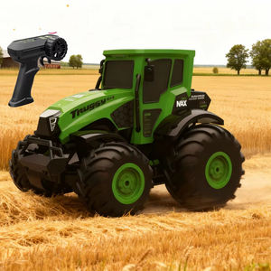 Tracteur télécommandé Farmer Car 2.4G avec remorque, modèle <span class=keywords><strong>de</strong></span> camion <span class=keywords><strong>de</strong></span> <span class=keywords><strong>chantier</strong></span> <span class=keywords><strong>de</strong></span> simulation RC, machine <span class=keywords><strong>de</strong></span> travail du sol - Product Image 2