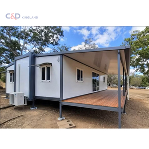 <span class=keywords><strong>Casa</strong></span> Contenedor Expandible Prefabricada de 20 pies y 40 pies, Moderna <span class=keywords><strong>Casa</strong></span> Prefabricada Pequeña, Casas Contenedor Expandibles Portátiles de Lujo - Product Image 2