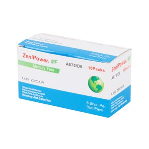 แบตเตอรี่เครื่องช่วยฟังซินค์แอร์ Zenipower รุ่น A675 1.45V สำหรับเครื่องช่วยฟังแบบ BTE และ ITE - Product Image 5