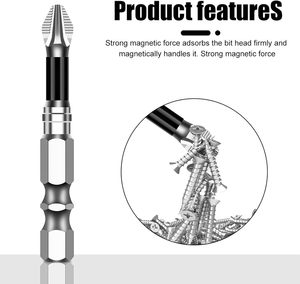 Juego de Puntas de Destornillador Magnéticas de Alto Impacto K5, Resistentes a Impactos, Antideslizantes, de Larga Duración, Universales - Product Image 4