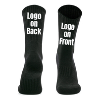 Chaussettes de jogging pour hommes de haute qualité, multicolores, personnalisées, respirantes, absorbant la transpiration, séchage rapide, lot de deux paires pour activités de plein air