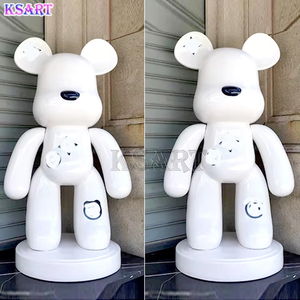 Ours rose liquide ours violent <span class=keywords><strong>peinture</strong></span> couleur <span class=keywords><strong>peinture</strong></span> Super violent ours magasin décoration maison accessoires artisanat fibre de verre résine - Product Image 3