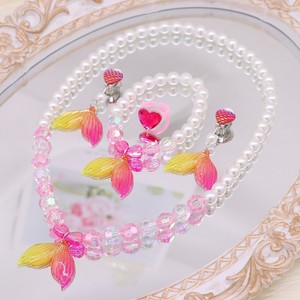 Ensemble de bijoux princesse pour petites filles, ensemble de bijoux queue de sirène 5 pièces, cadeau parfait pour les fêtes d'anniversaire et les jeux de déguisement - Product Image 4