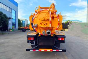 Camion à jet d'aspiration Sinotruk M3 4x2 10m³, moteur Weichai, pompe haute pression 24MPa, pompe à vide à anneau liquide, dragueur d'égouts - Product Image 6