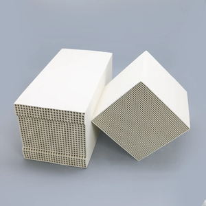 Rto rco alumina cordierite mullite Monolith thu hồi nhiệt gốm tổ ong chất xúc tác chất nền xúc tác gốm tấm sưởi - Product Image 2