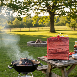 Leña certificada ISO del proveedor superior para la venta 22L malla de árbol leña seca natural del roble para la barbacoa - Product Image 3