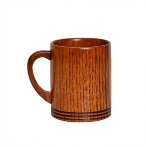 Rustic Wooden <b>Cup</b> for Hot and <b>Cold</b> Drinks Solid Wood Drinking <b>Cup</b> Handmade Kitchen Tableware - Product Image 3