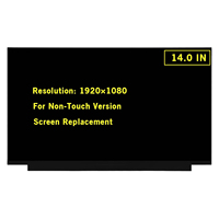 Penggantian Layar 14.0 "untuk B140HTN02.0 FHD 1920X1080 30 Pin Panel Layar Tampilan LCD Laptop