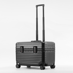Valise à roulettes en aluminium 18-20 pouces, ouverture par le haut, avec roulettes pivotantes, étui de voyage compact pour appareil photo - Product Image 1