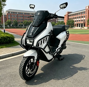 Motocicletta Elettrica ad Alta Velocità 60-70km/h, Motore Posteriore Brushless in Rame Puro, Autonomia 50-60km, Pneumatico Sottovuoto <span class=keywords><strong>90</strong></span>/<span class=keywords><strong>90</strong></span>-12, E-Moped per Adulti - Product Image 1
