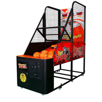 Machine de jeu de basket-ball à monnayeur, modèle classique Street Crazy Hoop, pour 1 ou 2 joueurs, pour centre commercial