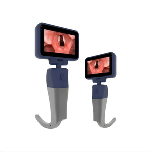 Ensemble de laryngoscope vidéo vétérinaire à écran tactile de 3,2 pouces/4,5 pouces pour l'intubation en anesthésie avec lames vétérinaires - Product Image 2