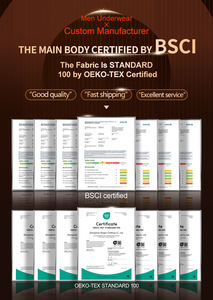 Boxer <span class=keywords><strong>da</strong></span> <span class=keywords><strong>Uomo</strong></span> Traspiranti ed Ecologici ad Asciugatura Rapida con Logo in Vita - Intimo Sportivo a Gamba Lunga - Product Image 6