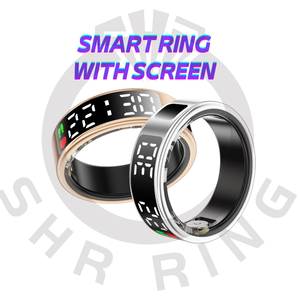 Anillo Inteligente con Pantalla SR10 Personalizada, Resistente al Agua <span class=keywords><strong>5ATM</strong></span>, Control de Fotos, Frecuencia Cardíaca, Salud, para Mujer - Product Image 2