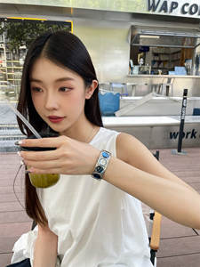 <span class=keywords><strong>Montre</strong></span> à quartz pour femme de luxe, dernier modèle, acier inoxydable, <span class=keywords><strong>cadran</strong></span> 23 mm, boîtier 6 mm, étanche 3 ATM, ultra-fine, fermoir papillon, verre minéral - Product Image 6