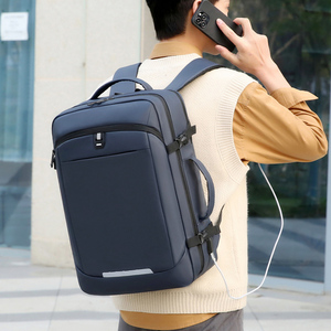 Waterproof Anti-Theft Custom Logo Oxford Polyester Business <b>Laptop</b> <b>Backpack</b> with USB Port and Zipper Closure for Travel - Product Image 5