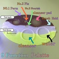 Palette en silicone Lash Lift & Tint Galaxy Perm Tray Tool pour le levage des cils et la stratification des sourcils avec teinture et extension des cils