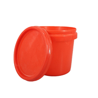 Seau de peinture vierge en plastique PP multi-usages bon marché cylindre de bucket-5Lit de peinture vide