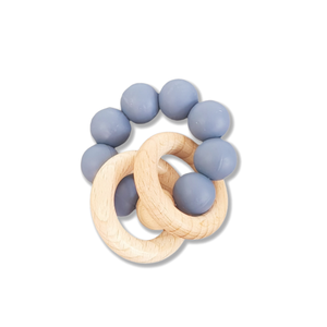 Jouet <span class=keywords><strong>de</strong></span> <span class=keywords><strong>dentition</strong></span> pour bébé, perles en silicone souple, bracelet <span class=keywords><strong>de</strong></span> <span class=keywords><strong>dentition</strong></span> sans BPA, <span class=keywords><strong>anneau</strong></span> <span class=keywords><strong>de</strong></span> <span class=keywords><strong>dentition</strong></span> rond en bois <span class=keywords><strong>de</strong></span> hêtre naturel pour nouveau-né - Product Image 6