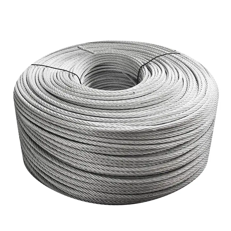 Wire Rope 7*7 7*19 6*19+FC 6*7+FC Wire Strand Cable