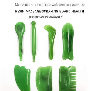 7 Pieces Gua Sha <strong>Facial</strong> Tool, Guasha Plate for SPA <strong>Acupuncture</strong> Treatment Trigger <strong>Point</strong> Treatment, Gua Sha Massage Tool - Product Image 3