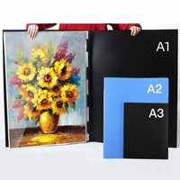 Porte-documents grand format pour peinture diamant A2 A1, classeur de présentation artistique 60 vues, 30 pages de protège-documents