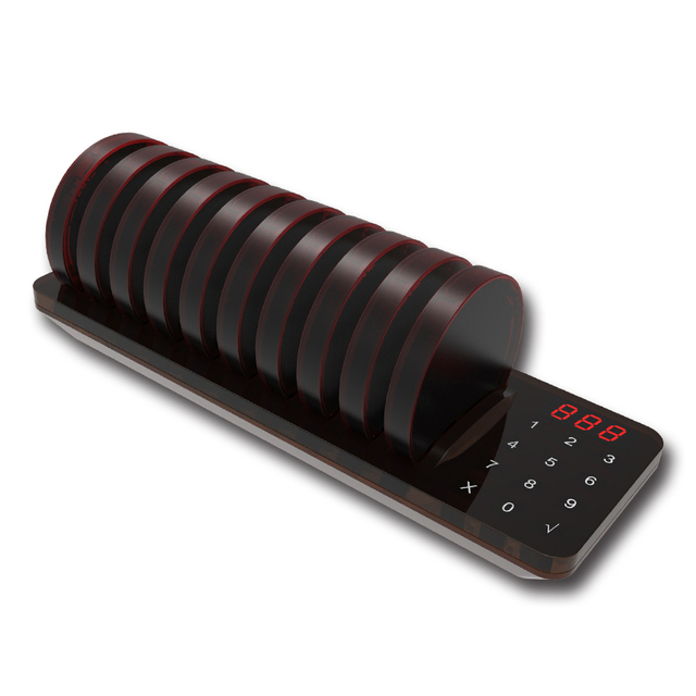 Restaurant Pager Wireless Calling System Guest Pager With 10/20 Receivers for Fast Food Cafe Food Court
