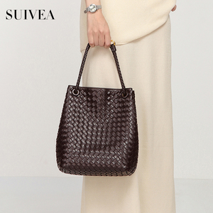 Wholesale women’s handbag brands: stylish and elegant hand-woven handbags, new bucket bags, and casual crossbody bags - Product Image 4