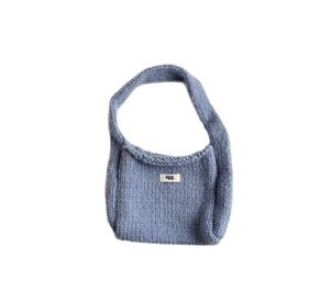 Korean Style Cute Knit Handbag <b>Sweet</b> Fashion Wrist Bag Versatile Autumn Winter Mini Knitted Tote Bag - Product Image 6