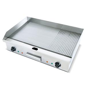 Коммерческая Сковорода Из Нержавеющей Стали, электрическая сковорода для барбекю, полностью плоская решетка для гриля - Product Image 3