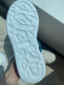 Baskets plateforme oversize de créateur pour femmes et hommes en cuir blanc <span class=keywords><strong>avec</strong></span> languette de talon noire, chaussures de marche décontractées et tendance à semelle épaisse pour hommes - Product Image 5