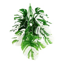 Plantes Vertes Artificielles 18 Feuilles Arbre Artificiel Décoratif Bonsaï Plantes Artificielles Décoratives Presque Naturelles