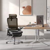 Chaise de bureau ergonomique haut de gamme, design élégant aux courbes fluides, châssis à commande filaire, accoudoirs réglables, appui-tête, soutien lombaire