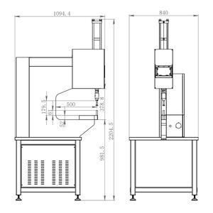 Passen Sie 0-8 Tonnen 80KN pneumatische Schrauben niet maschine, automatische Befestigungs maschine an - Product Image 4