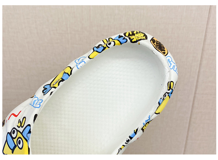 Custom Printed Soft Sole Slipper EVA Indoor Slides Woman Men Slippers Shoes