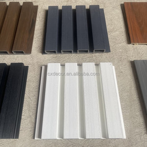 Rivestimento per Pareti Esterne Impermeabile, Pannelli <span class=keywords><strong>in</strong></span> <span class=keywords><strong>Legno</strong></span> Composito WPC per <span class=keywords><strong>Soffitti</strong></span>, Grondaie e Cornici per Tetti - Product Image 1