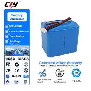 Batteries cylindriques au lithium-ion 18650 OEM/ODM 3.7V 7.4V 11.1V 12V, pack de batteries au lithium 18650 pour stockage d'énergie - Product Image 1