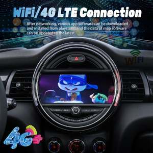 Radio de Coche con Pantalla Táctil Android 12 de 128 GB, Reproductor de Video Multimedia para BMW MINI F54 CLUBMAN 2016 2017, Carplay, GPS, Unidad Principal Estéreo - Product Image 3