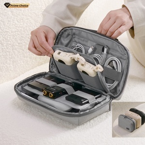 Estuche de Viaje para Accesorios Electrónicos Reciclado RPET, <span class=keywords><strong>Bolsa</strong></span> Organizadora de Cables Portátil Impermeable, <span class=keywords><strong>Bolsa</strong></span> de Almacenamiento de Cables de Datos Multifuncional - Product Image 4