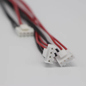 Kabel Adaptor Micro Male/Female <span class=keywords><strong>2</strong></span>-Pin 1.25mm 50mm/100mm Hitam Merah Tembaga Murni 30AWG PVC 12V WLBE XHP-6 OEM/ODM untuk Elektronik - Product Image 5