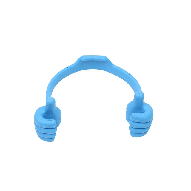Cell Phone Accessories Stand Thumbs up Phone Holder Adjustable Flexible Silicone Cellphone Tablet Stand Mobile Smartphone Mount
