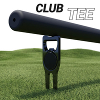 Conception d'usine 3 en 1 outil de divot de golf en métal outil de divot de réparation de golf Logo vierges divots de golf en acier inoxydable